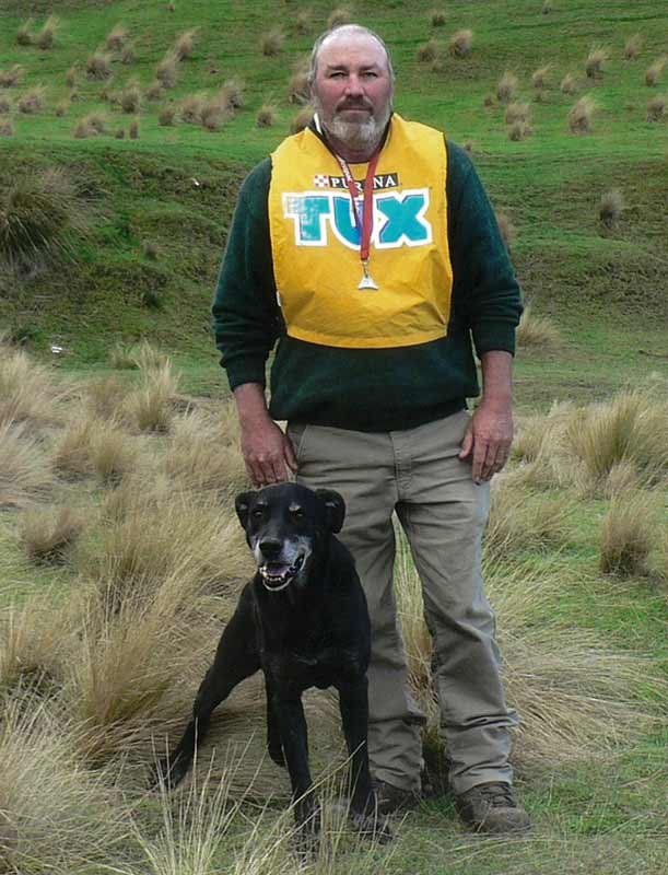 Jock and his faithful working dog, Will